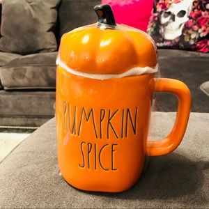 Rae Dunn Pumpkin Spice Mug with Topper